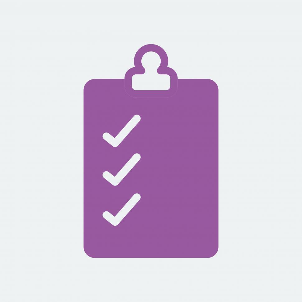 Free Image of Clipboard and checklist vector icon 