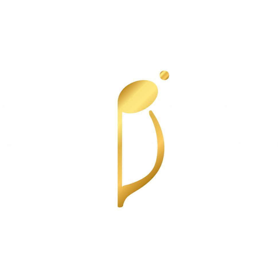 Free Image of Musical note Illustration vector on white background 