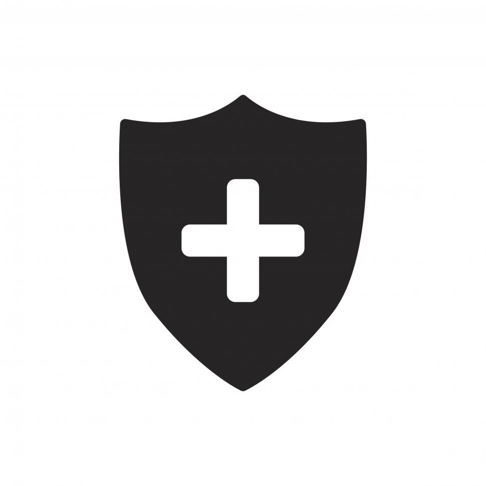 Free Image of Medical shield icon vector 