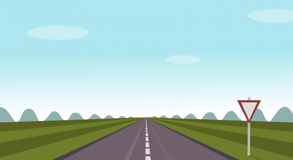 Free Image of Life is a Highway - Concept with Copyspace 