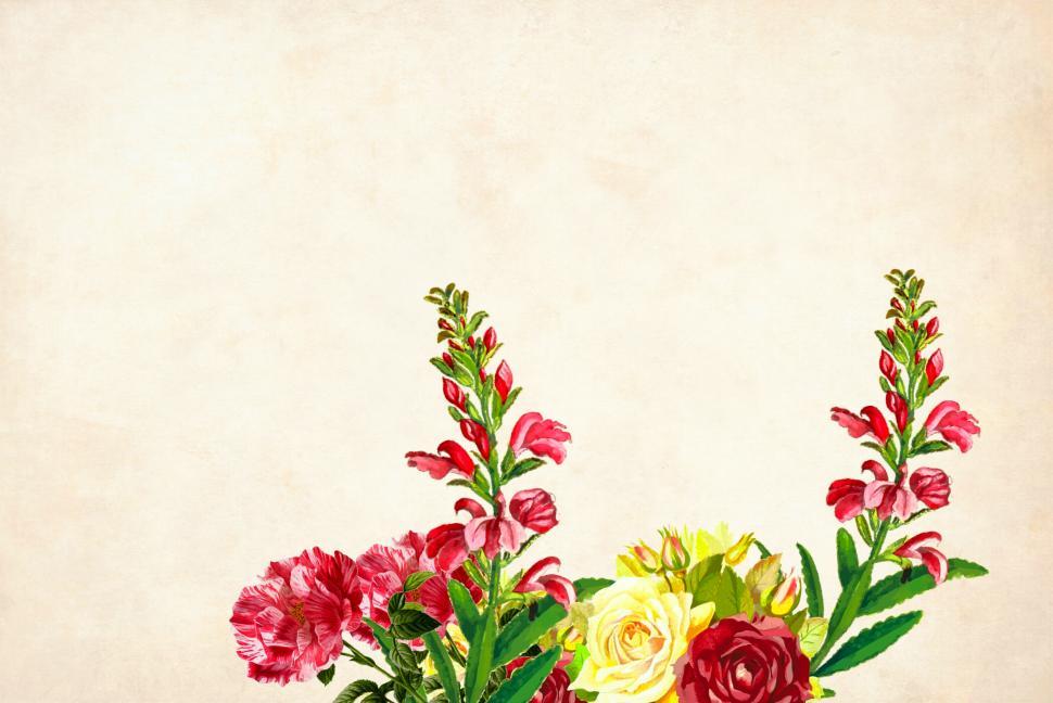 Free Image of Flower Background - Grouped at bottom central 