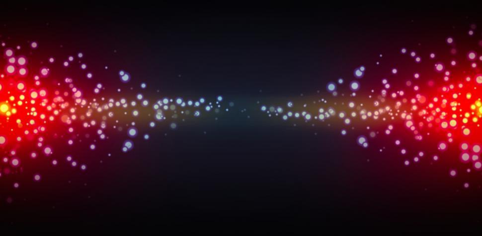 Free Image of Technology Background - Abstract Drawing with Bright Circles 