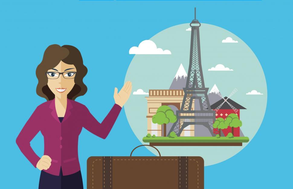 Free Image of Traveling to France  