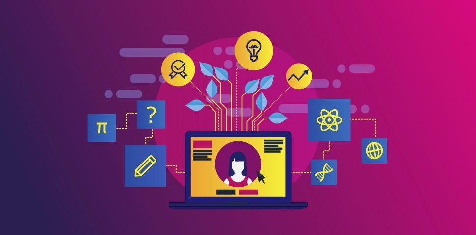 Free Image of Online Education Concept - Vivid Colors 
