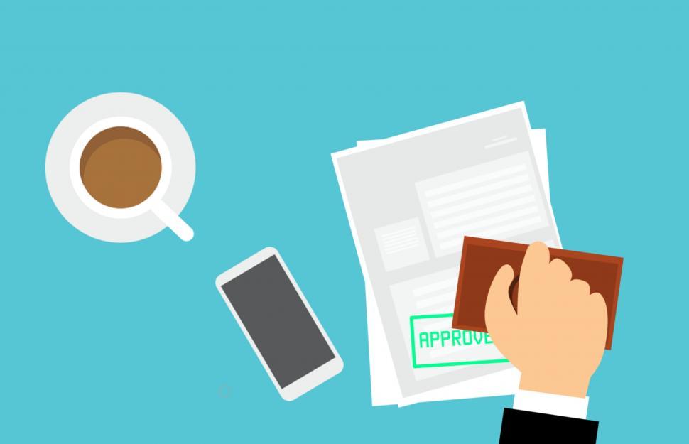 Free Image of Documents approval  