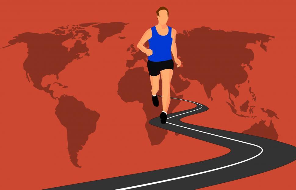 Free Image of World marathon  