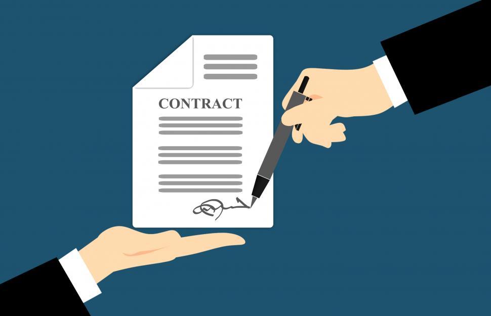 Free Image of Contract signature  