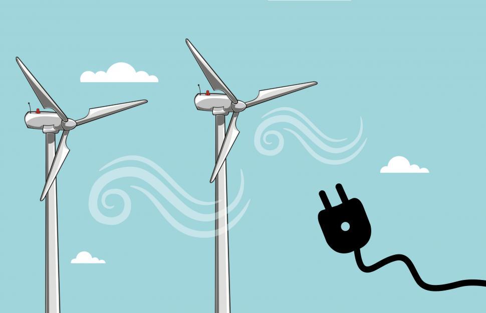 Free Image of Wind energy  