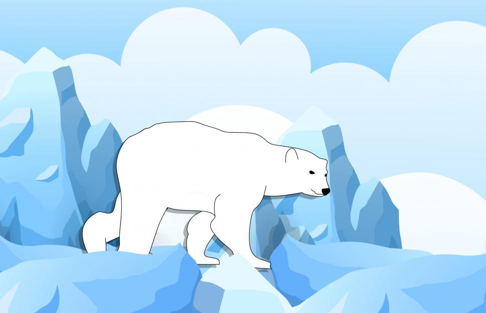 Free Image of Ice bear  