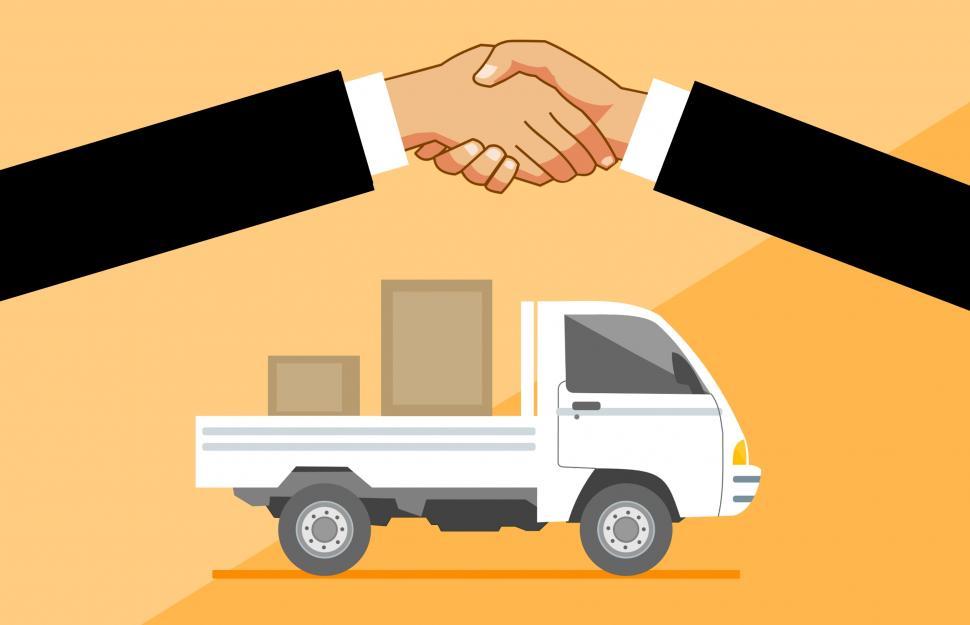 Free Image of Delivery truck  