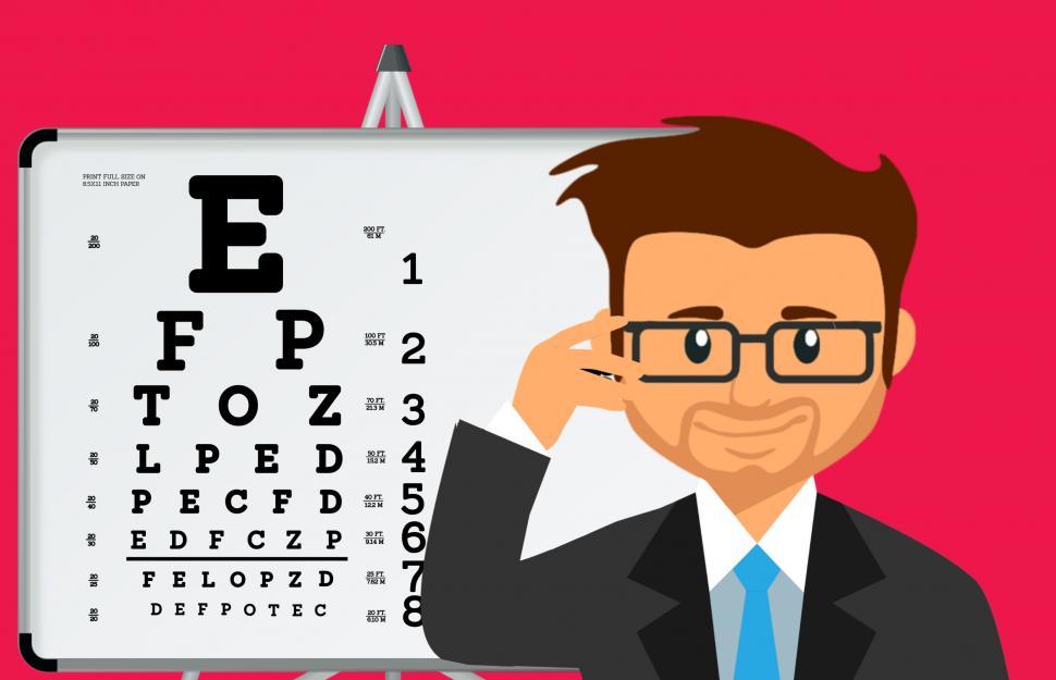 Free Image of Eye test  