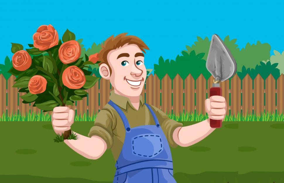 Free Image of Planting flowers  