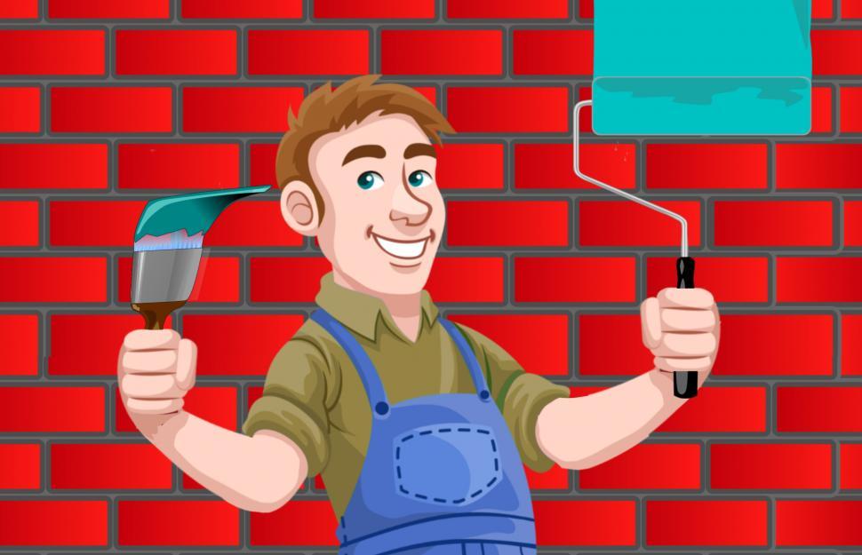 Free Image of House painter  