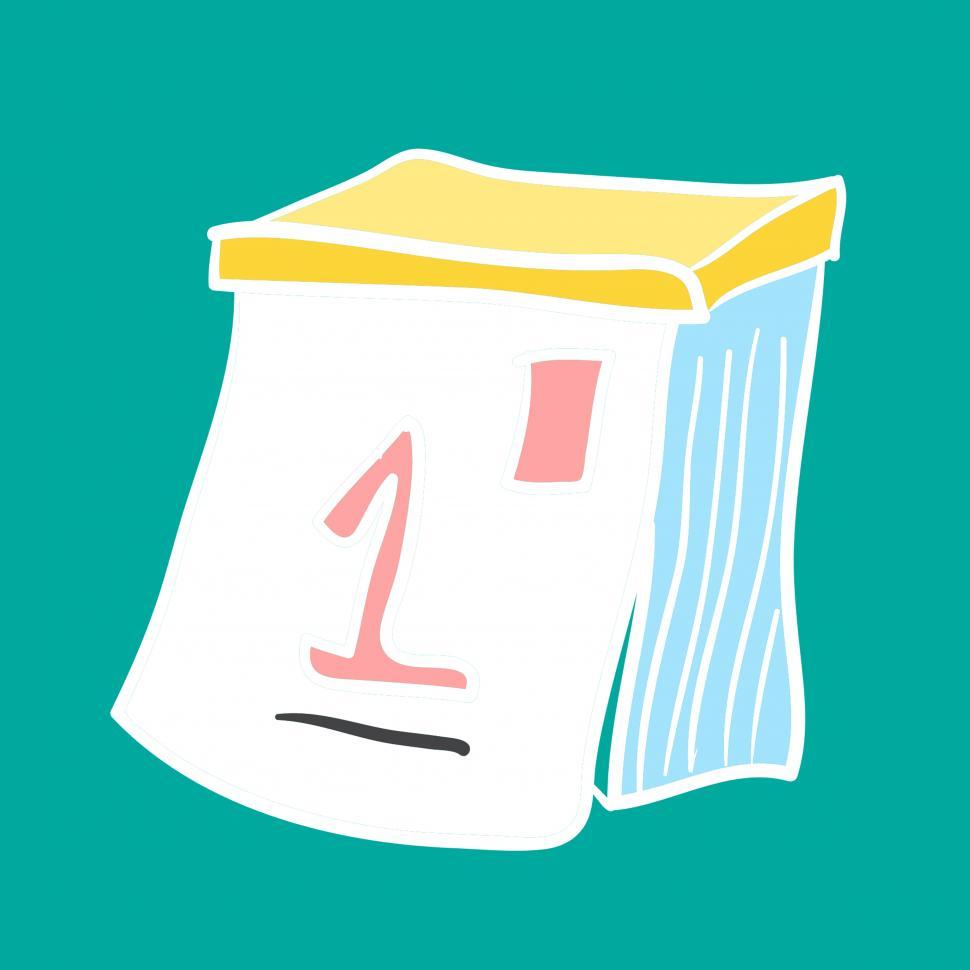 Free Image of Calendar sign vector icon 