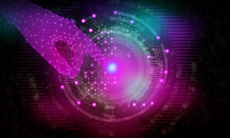 Free Image of Technology Background - Digitization Concept - Digital Transform 