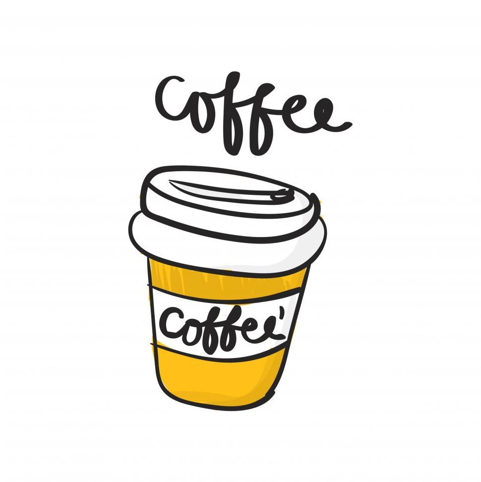 Free Image of Disposable coffee mug vector icon 