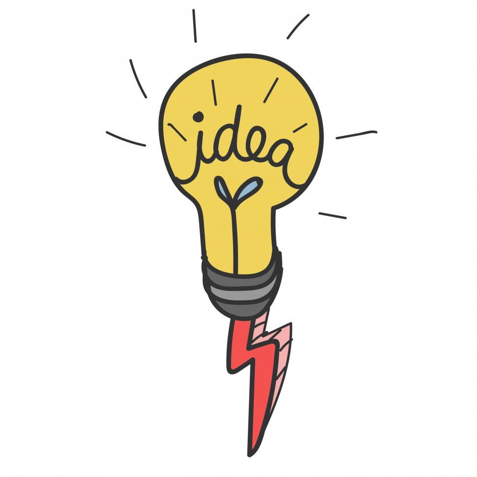 Free Image of Idea bulb icon vector 
