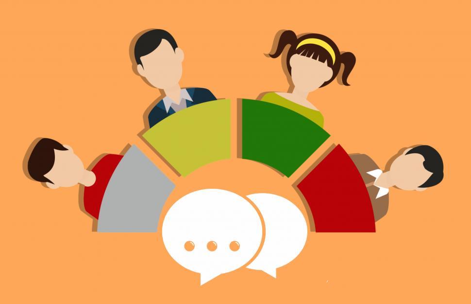 Free Image of People discussion  
