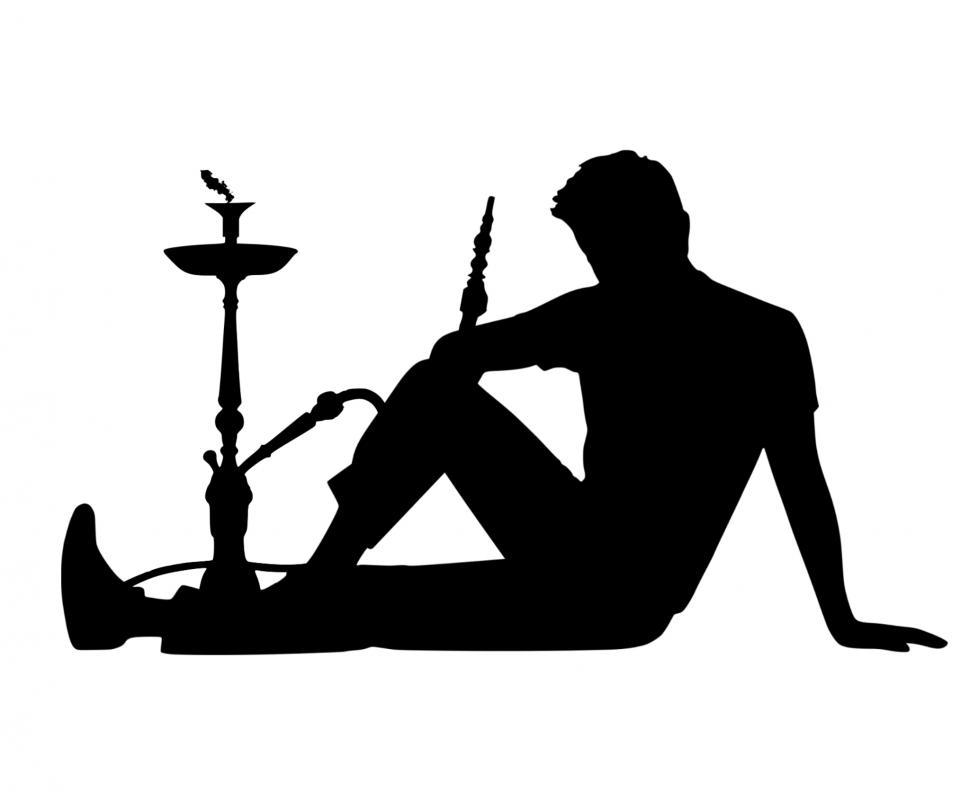 Free Image of Shisha silhouette  