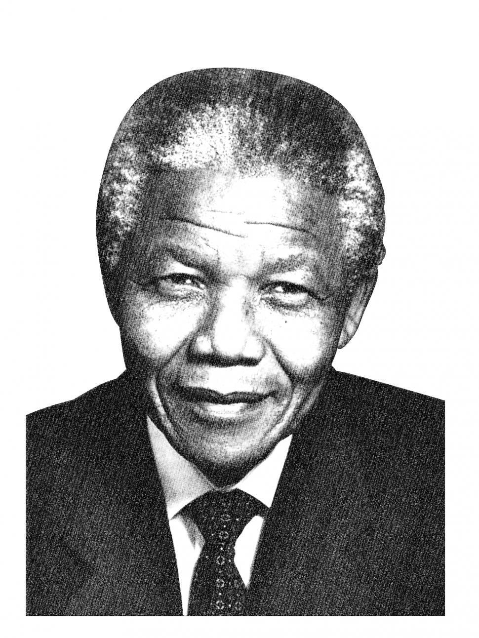 Free Image of Nelson Mandela silhouette  