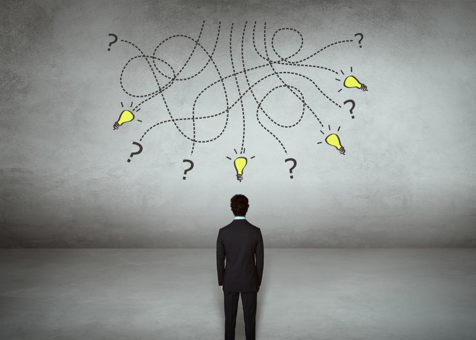 Free Image of Businessman With Doubts - Career - Man - Difficult Task - Ideas  