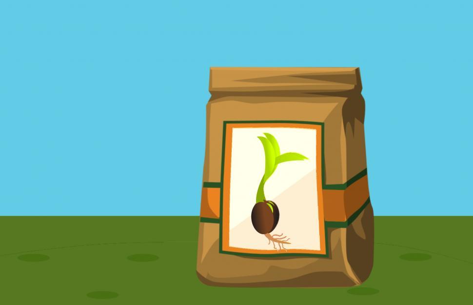 Free Image of Bag of seeds  