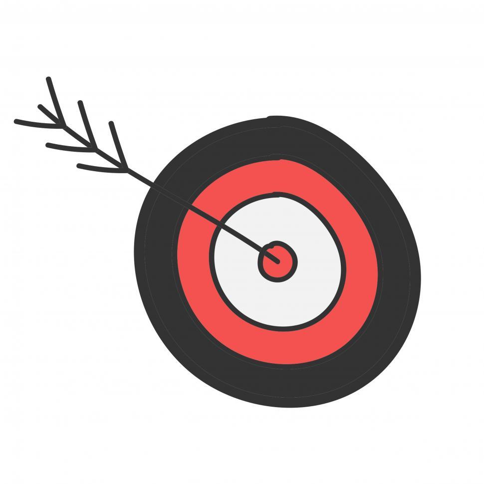 Free Image of Target icon vector 