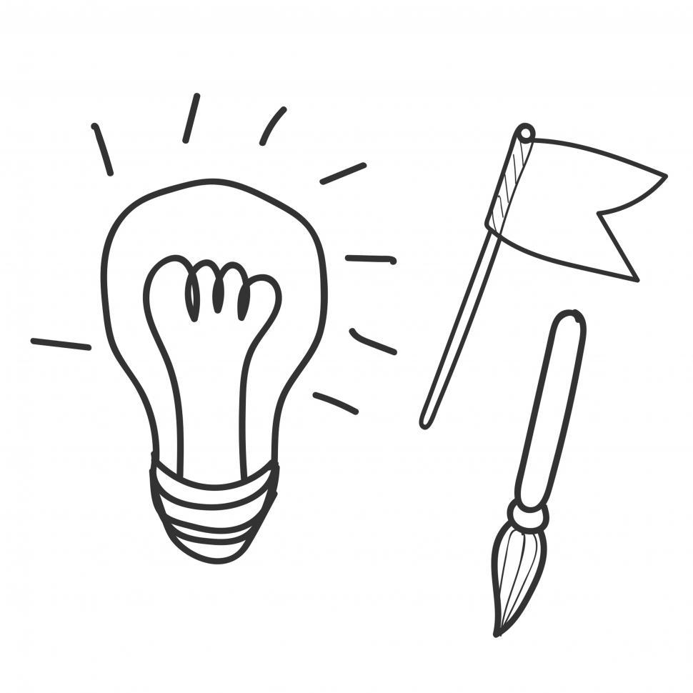 Free Image of Idea and strategy icon vector 