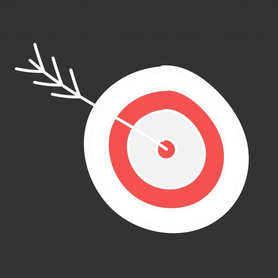 Free Image of Target icon vector 