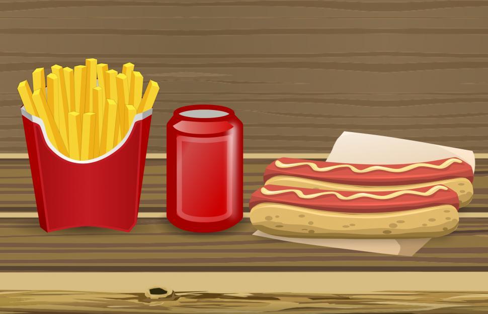 Free Image of Sausage sandwich  