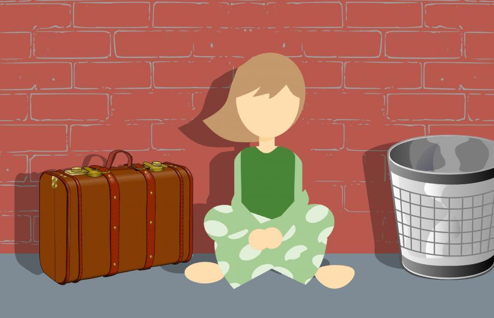 Free Image of Homeless people  