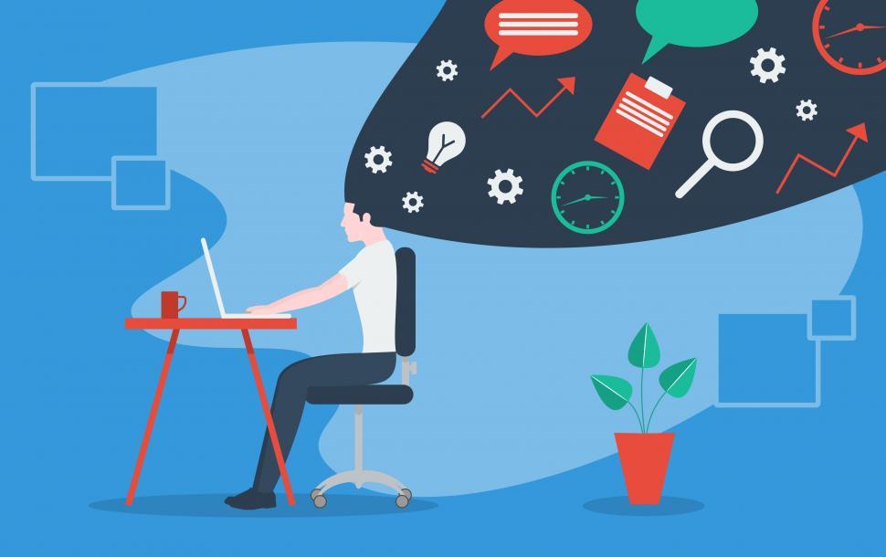 Free Image of Freelancer - Working From Home - Concept - Man 