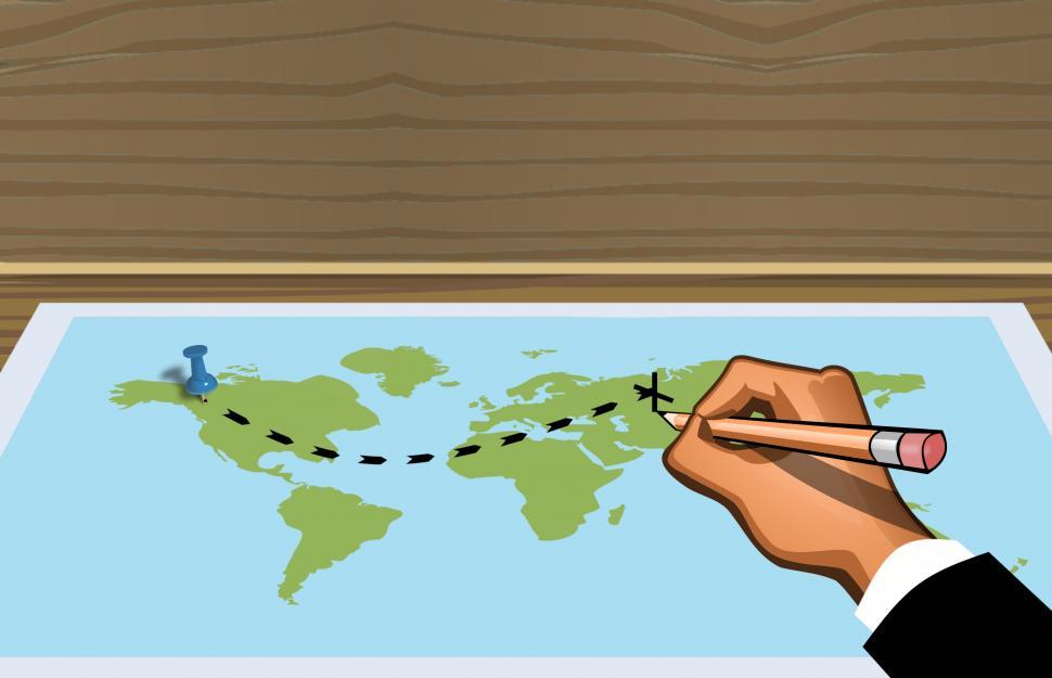 Free Image of Trip plan  