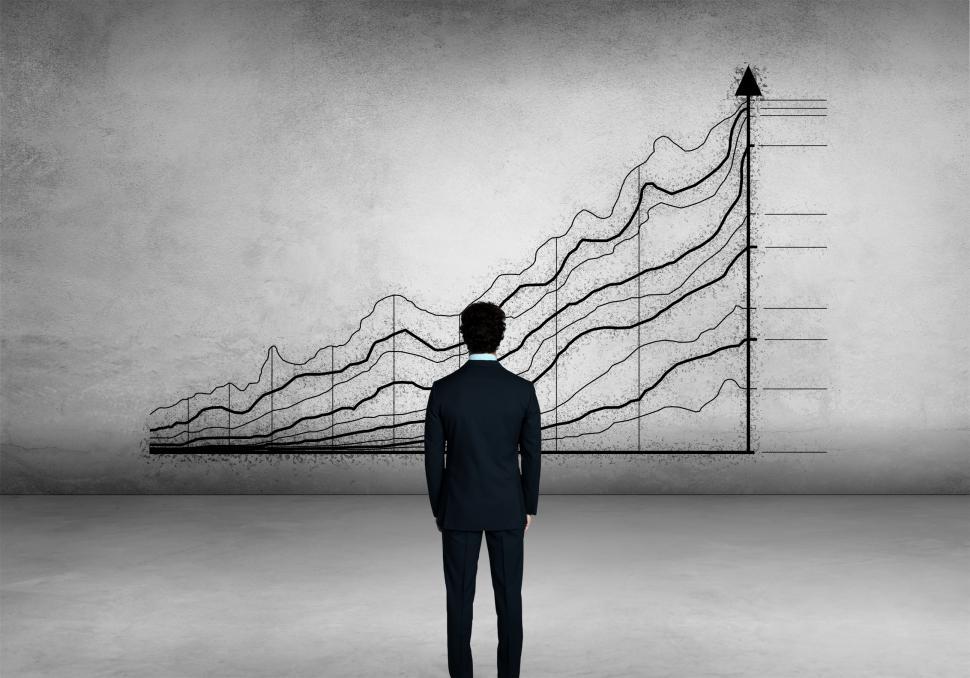 Free Image of Results - Success - Corporate Earnings - Businessman and Chart o 