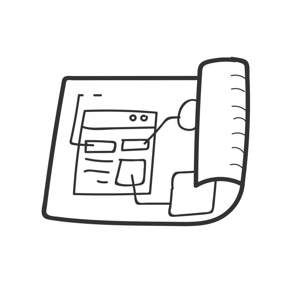 Free Image of Strategy layout document vector icon 