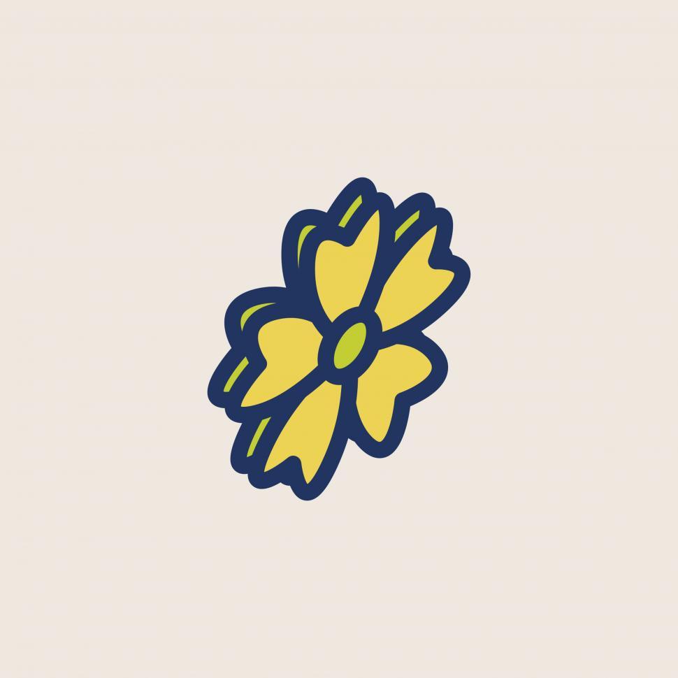 Free Image of Flower with heart shaped petals 