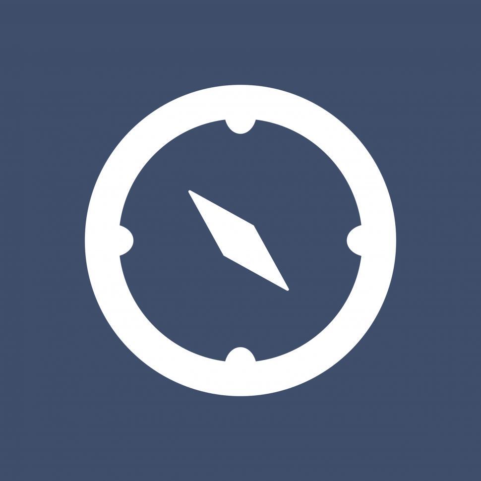 Free Image of Compass vector icon 