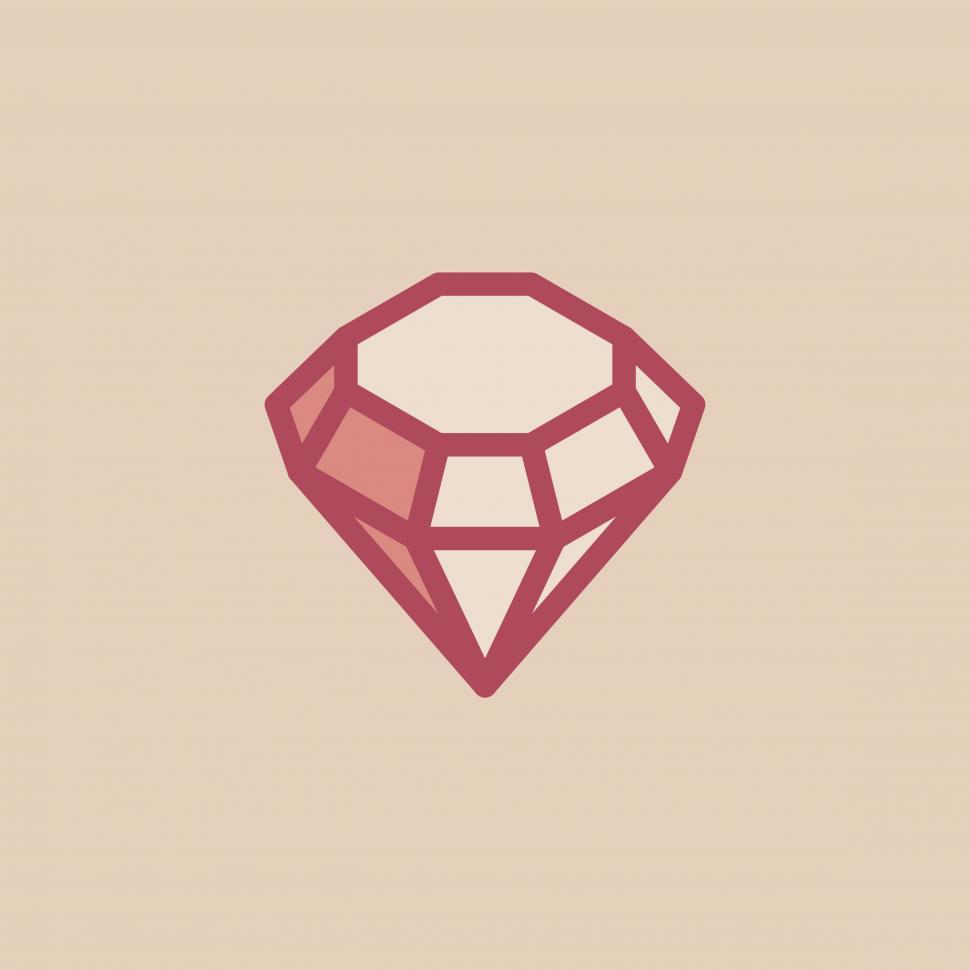 Free Image of Diamond vector icon 