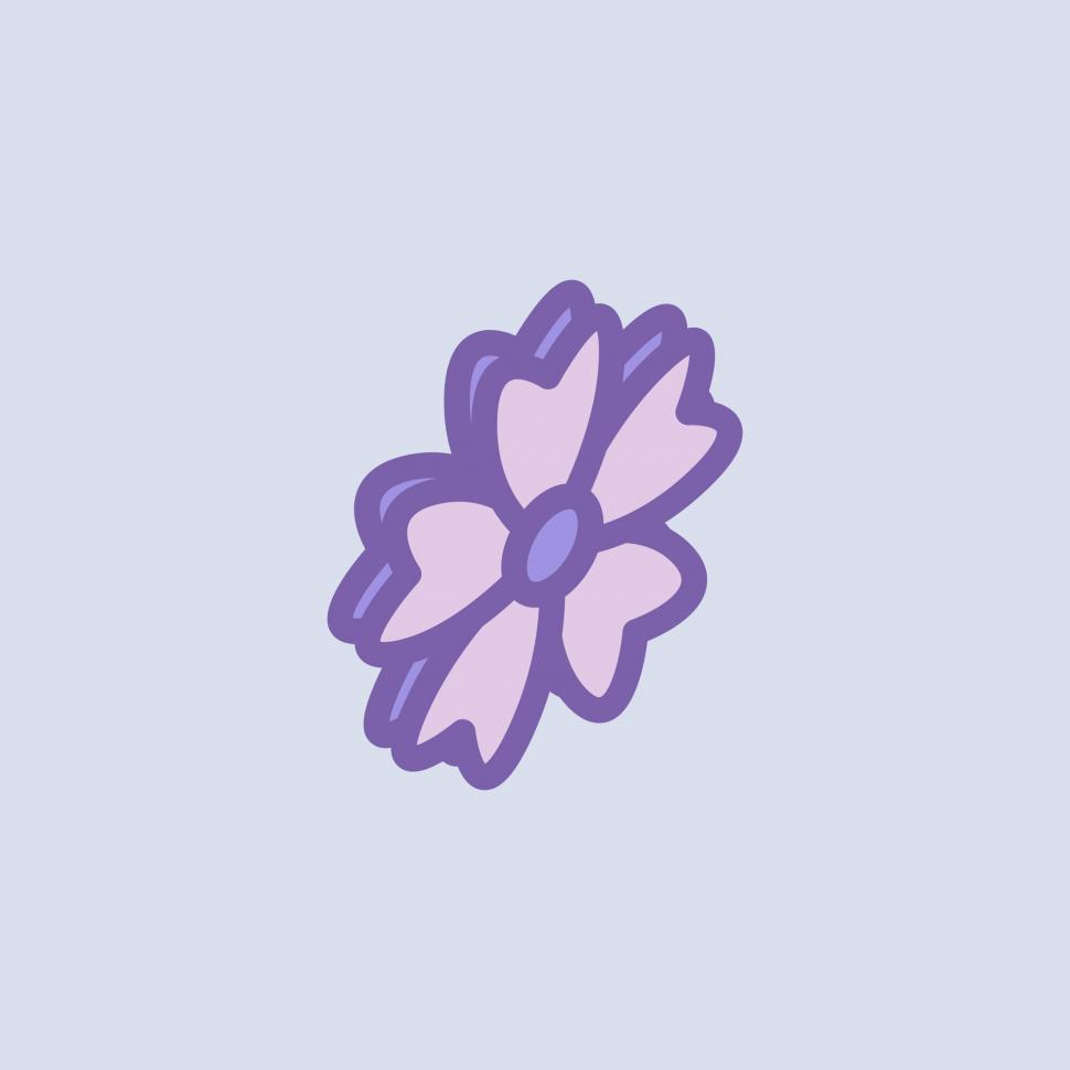 Free Image of Flower with heart shaped petals 