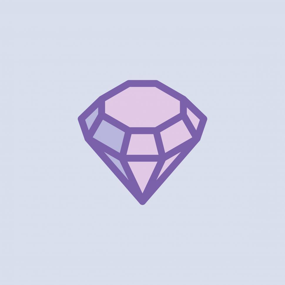 Free Image of Diamond vector icon 