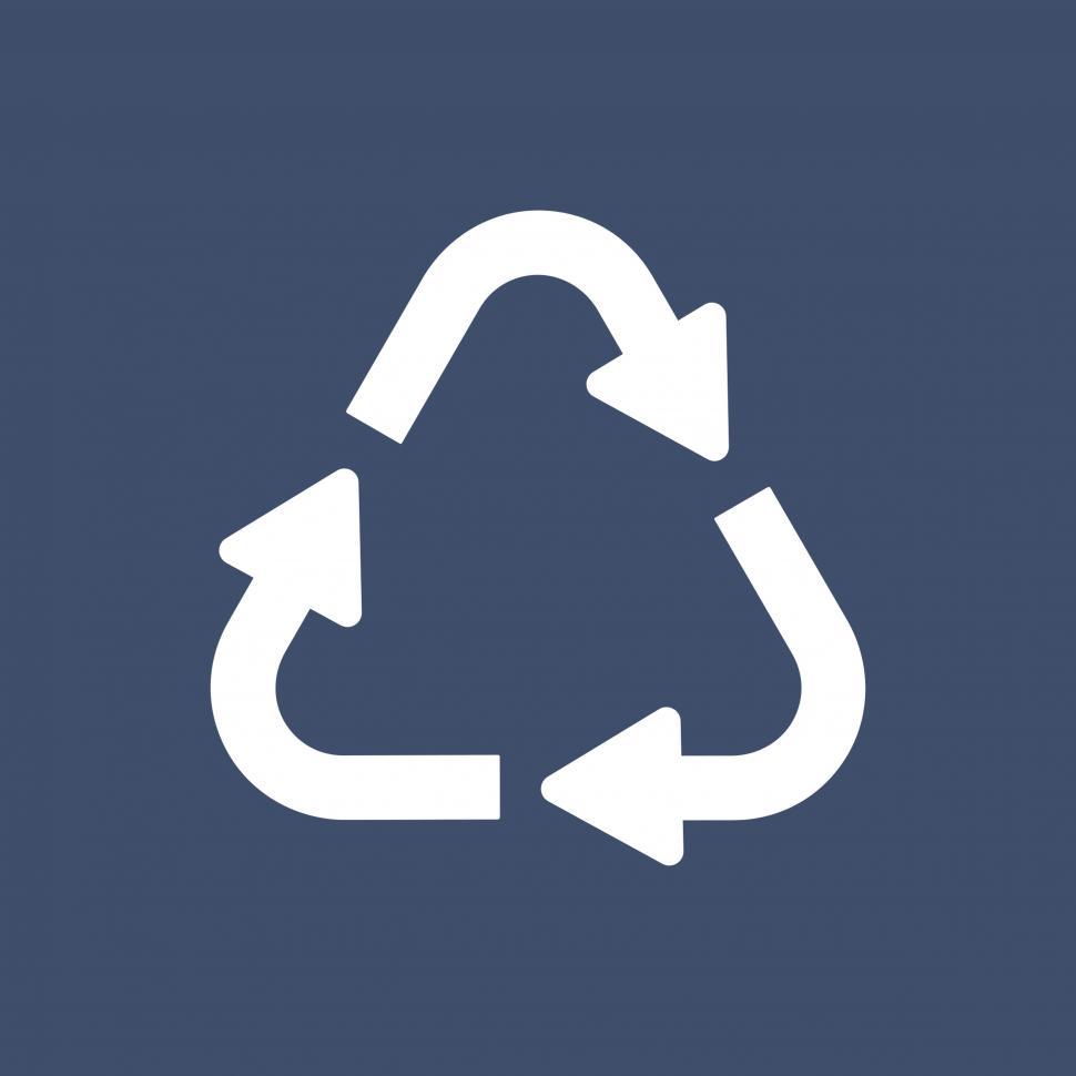 Free Image of Recycle symbol vector 