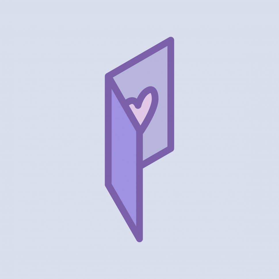 Free Image of Valentine s day card vector icon 