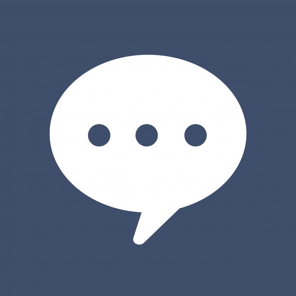 Free Image of Speech bubble vector icon 
