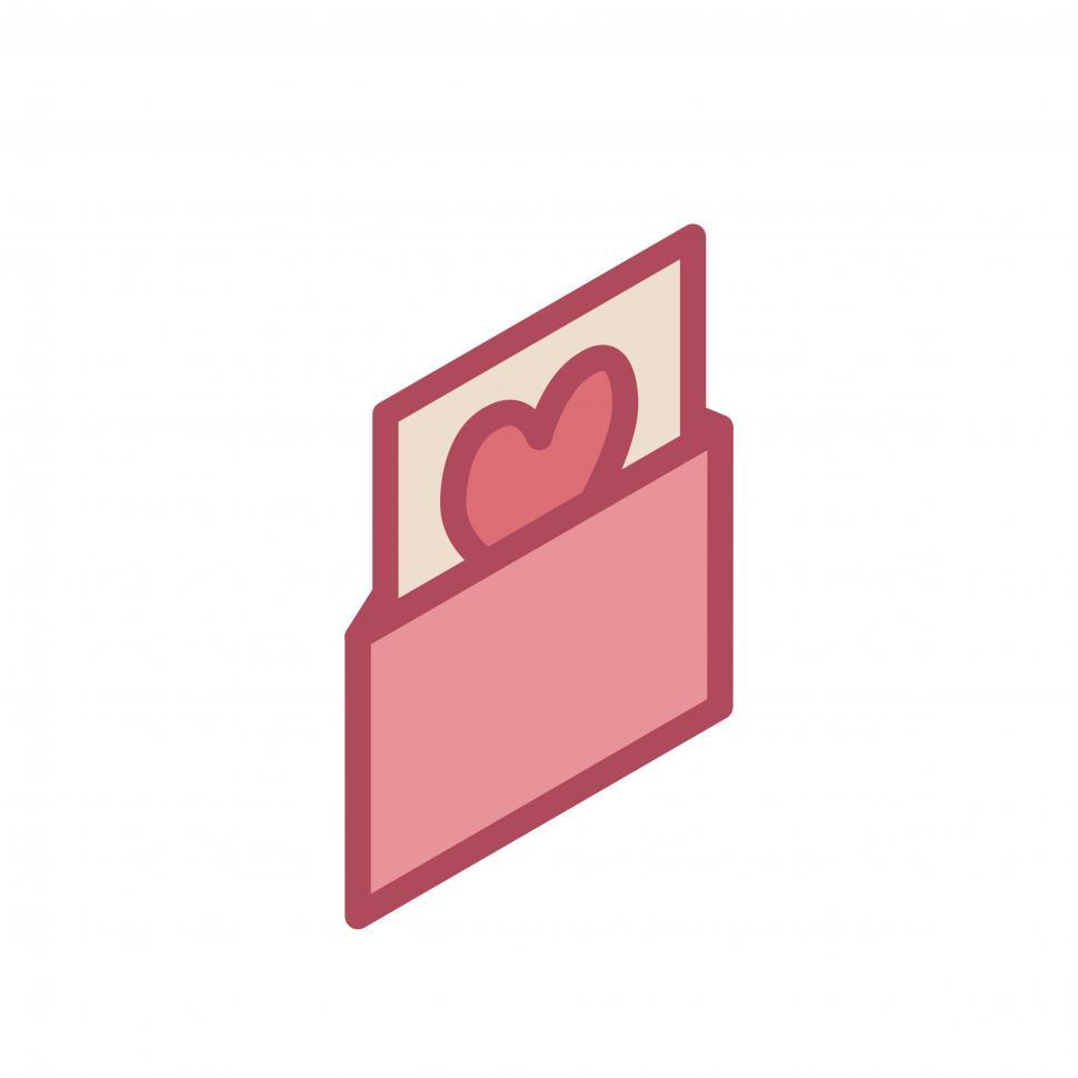 Free Image of Valentine s day card vector icon 