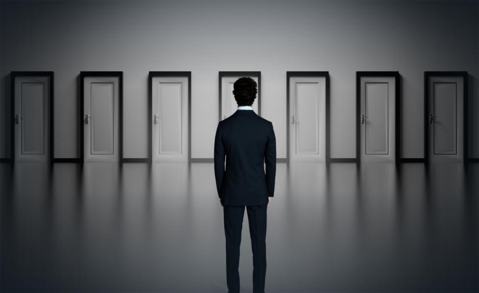 Free Image of Which Door to Choose - Difficult Choices Concept 