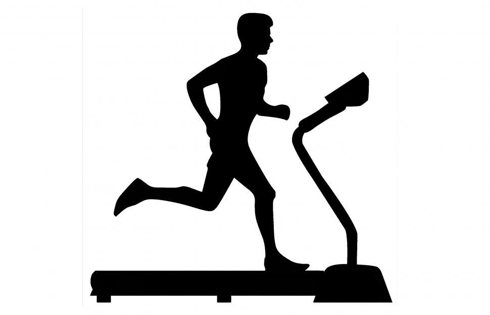 Free Image of Treadmill silhouette  