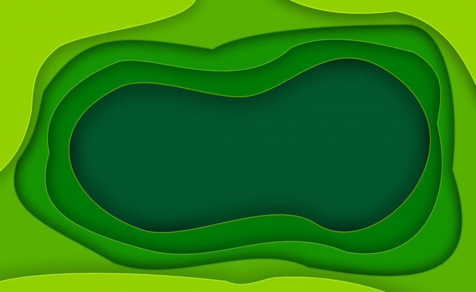 Free Image of Abstract Green Background with Copyspace - Ecology and Nature 