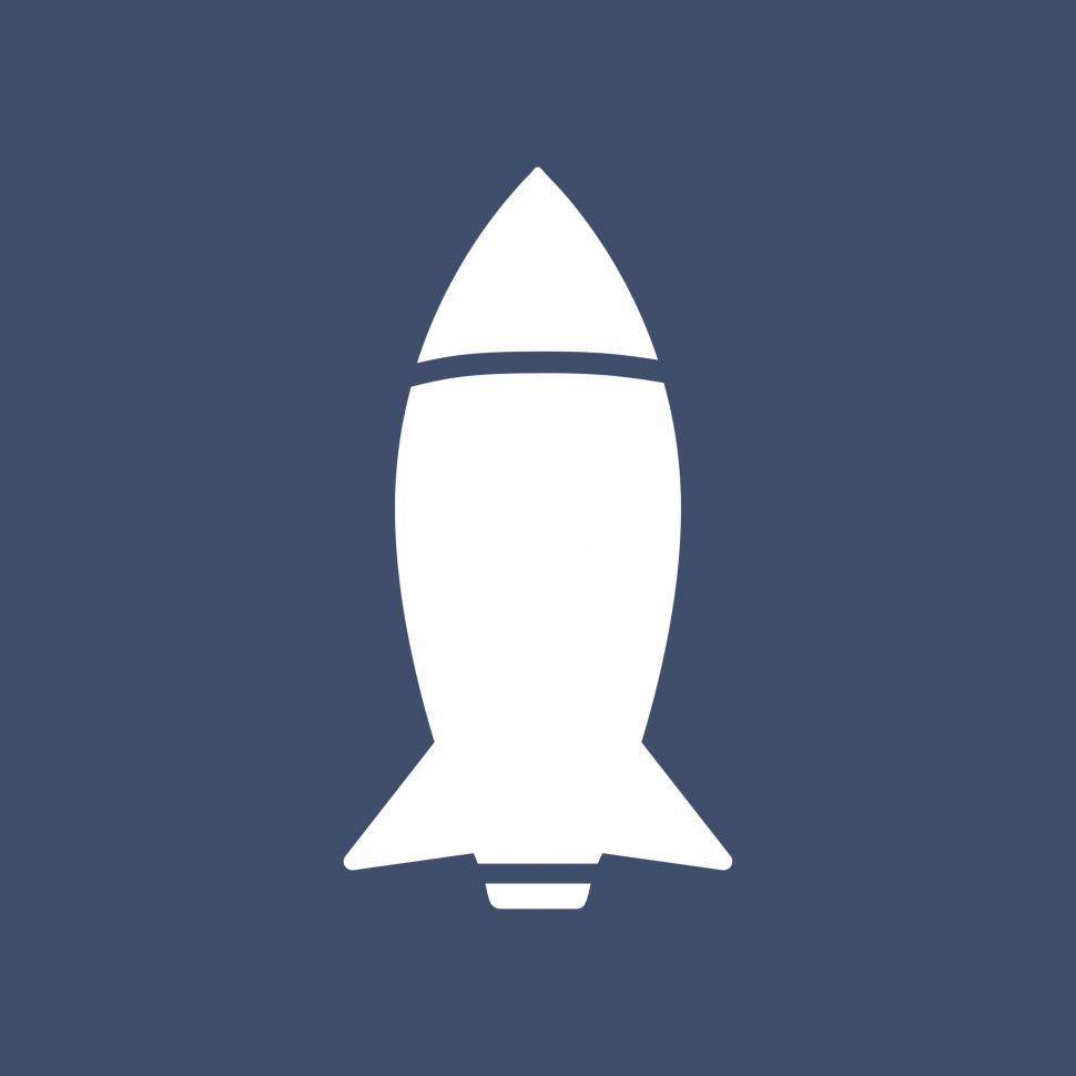Free Image of Rocket icon vector 
