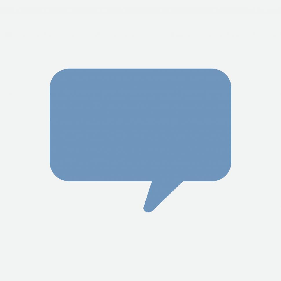 Free Image of Speech bubble vector icon 