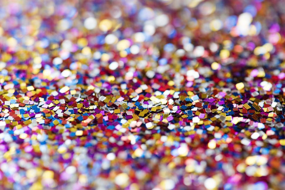 Free Image of Colorful clear glass pieces for mosaic 